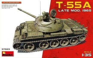 Liimitav mudel MiniArt 37023 T-55A Late Mod. 1965 1/35 цена и информация | Склеиваемые модели | kaup24.ee