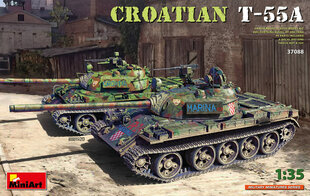 Liimitav mudel MiniArt 37088 Croatian T-55A 1/35 цена и информация | Склеиваемые модели | kaup24.ee