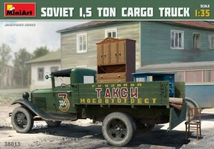 Сборная модель MiniArt - GAZ-AA Soviet 1,5 Ton Cargo Truck, 1/35, 38013 цена и информация | Склеиваемые модели | kaup24.ee