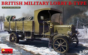Сборная модель MiniArt - British Military Lorry B-Type, 1/35, 39003 цена и информация | Склеиваемые модели | kaup24.ee