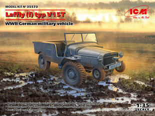 Liimitav mudel ICM 35573 WWII German military vehicle Laffly (f) typ V15T 1/35 hind ja info | Liimitavad mudelid | kaup24.ee