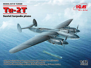 Liimitav mudel ICM 72030 Torpedo plane Tu-2T 1/72 hind ja info | Liimitavad mudelid | kaup24.ee