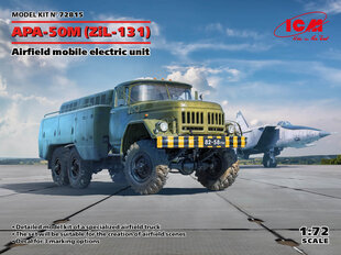 Liimitav mudel ICM 72815 Airfield mobile electric unit APA-50M (ZiL-131) 1/72 цена и информация | Склеиваемые модели | kaup24.ee