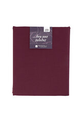 Tekstiilikompanii стеганое сатиновое одеяло, бордовое, 90 х 200 + 30 см цена и информация | Простыни | kaup24.ee