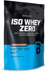 Valgupulber Biotech Iso Whey Zero, banaani maitse, 500 g hind ja info | Proteiin | kaup24.ee