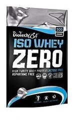 Протеин Biotech USA Iso Whey Zero со вкусом сливочного печенья, 500 г цена и информация | Протеин | kaup24.ee