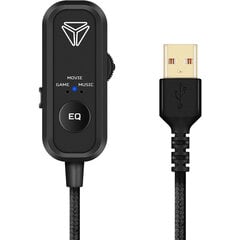 Виртуальная звуковая карта YENKEE YUA 100 7.1, 2.0 USB- разъем 3,5 мм цена и информация | Звуковые карты | kaup24.ee