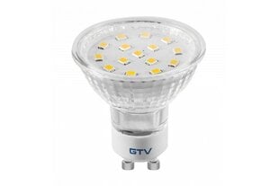 Led pirn GTV GU10 4 W, 230 V, 4000 K, 330 lm, 120° цена и информация | Лампочки | kaup24.ee