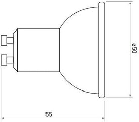 Led pirn GTV GU10 10 W, 220-240 V, 3000K, 720lm, 120° hind ja info | Lambipirnid, lambid | kaup24.ee