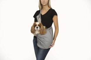 Складная переноска для собак, серая/серая цена и информация | Переноски, сумки | kaup24.ee