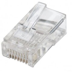 Pistikud Intellinet RJ45 Cat5, 100 tk. hind ja info | Kaablid ja juhtmed | kaup24.ee