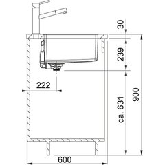 Мойка Franke Maris MRX 110-45, 122.0553.943 цена и информация | Раковины на кухню | kaup24.ee