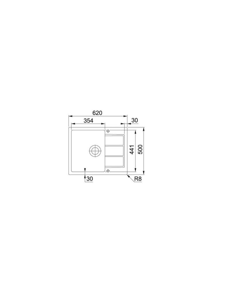 Tectonite valamu Franke, Sirius S2D 611-62, Carbon hind ja info | Köögivalamud | kaup24.ee