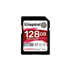 Карта памяти микро-SD с адаптером Kingston SDR2/128GB 128 Гб 8K Ultra HD SDXC UHS-II цена и информация | Карты памяти | kaup24.ee