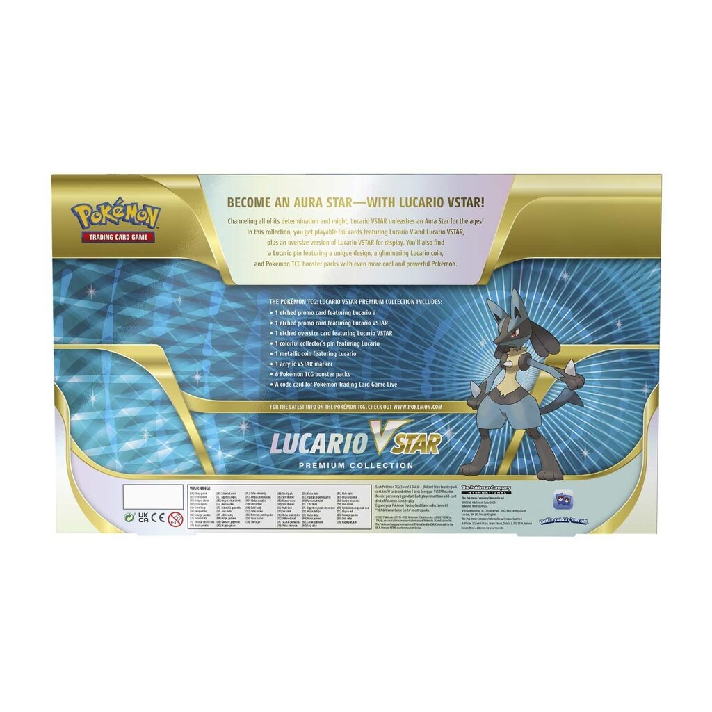 Kaardimäng Pokemon TCG - Lucario VSTAR Premium Collection цена и информация | Lauamängud ja mõistatused | kaup24.ee