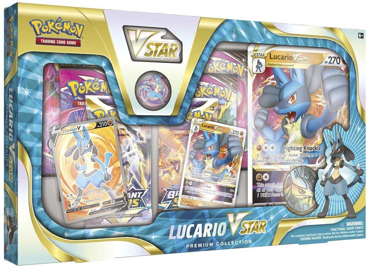 Kaardimäng Pokemon TCG - Lucario VSTAR Premium Collection цена и информация | Lauamängud ja mõistatused | kaup24.ee