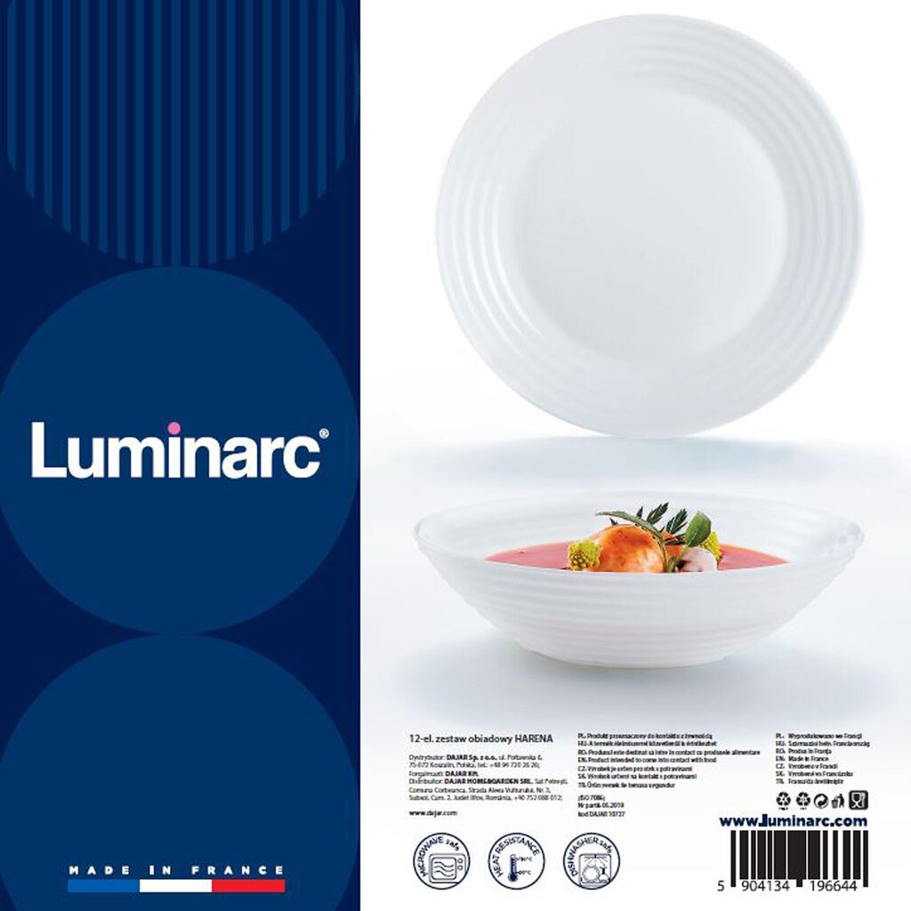 Luminarc nõudekomplekt Harena, 12-osaline hind ja info | Lauanõud ja kööginõud | kaup24.ee