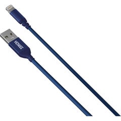 Плетеный кабель YENKEE, 2.0 USB A - Lightning, сертифицированный MFi, 480 Мбит/с, 5В/2.4A, 10Вт, 1м, алюминиевый корпус, фиолетовый цена и информация | Borofone 43757-uniw | kaup24.ee