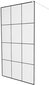 Walk-in dušisein Mexen Kioto, valge/must muster 70,80,90,100,110,120x200 cm hind ja info | Dušikabiinide uksed ja seinad | kaup24.ee