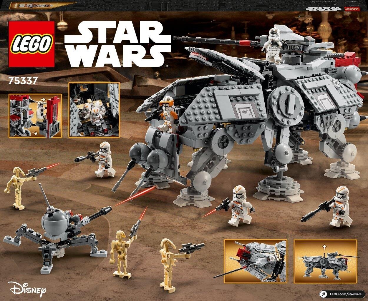 75337 LEGO® Star Wars AT-TE Walker kõndija цена и информация | Klotsid ja konstruktorid | kaup24.ee