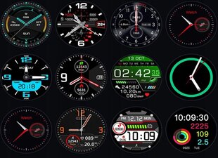 Microwear L13 Black цена и информация | Смарт-часы (smartwatch) | kaup24.ee