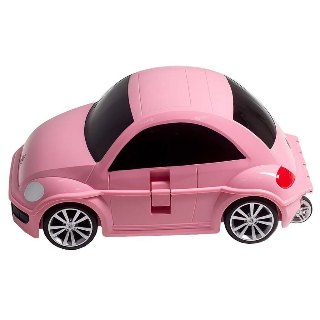 Lastekohver Ridaz Volkswagen Beetle Ratastega - Roosa hind ja info | Kohvrid, reisikotid | kaup24.ee