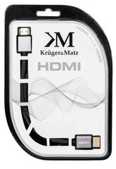 Kruger Matz HDMI-HDMI 2.1 8K кабель 3м цена и информация | Кабели и провода | kaup24.ee