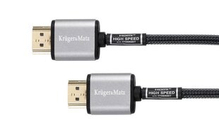 Kruger&Matz HDMI, 3 m hind ja info | Kaablid ja juhtmed | kaup24.ee