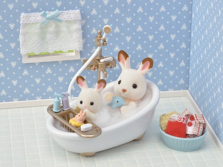 Vannitoamööbel SYLVANIAN FAMILIES hind ja info | Tüdrukute mänguasjad | kaup24.ee