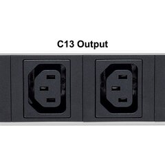 Блок распределения питания Intellinet PDU 19” 8x C13, 1x C20, черный цена и информация | Кабели и провода | kaup24.ee