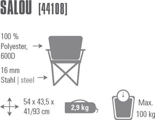Kokkupandav tool High Peak Salou 44108 hind ja info | Matkamööbel | kaup24.ee
