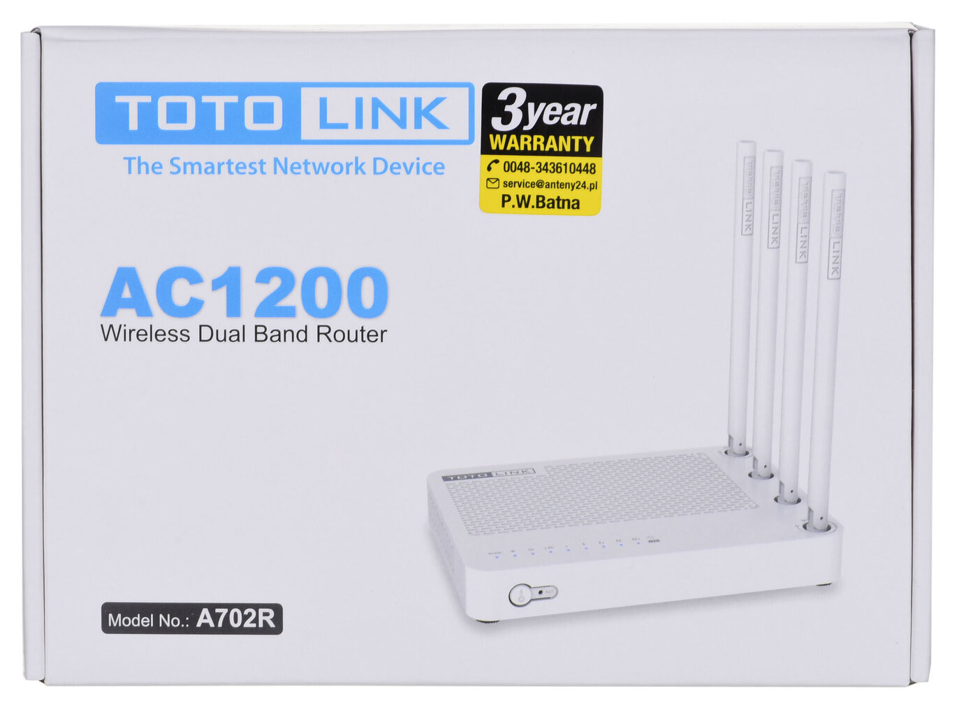 TOTOLINK A702R AC1200 WIRELESS DUAL ROUTER цена и информация | Ruuterid | kaup24.ee