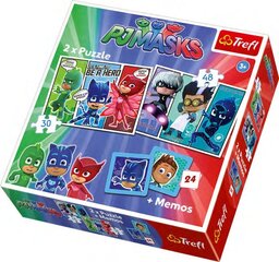 Pusle + memoriinimäng TREFL PJ Masks hind ja info | Pusled | kaup24.ee