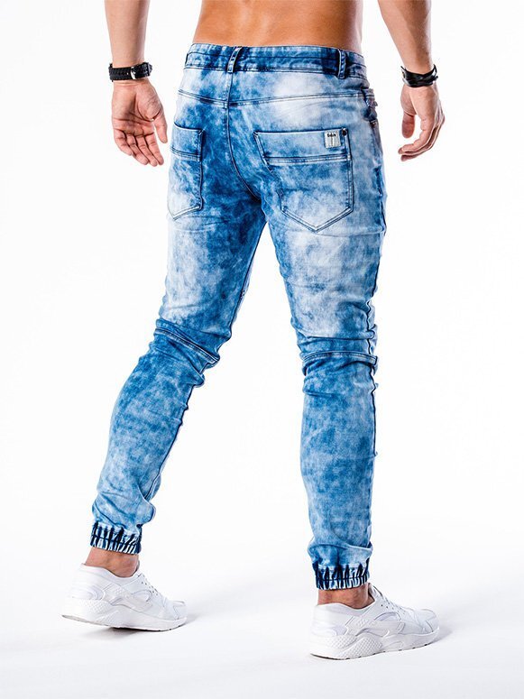 Meeste teksapüksid Ombre P174, sinine цена и информация | Meeste teksad | kaup24.ee