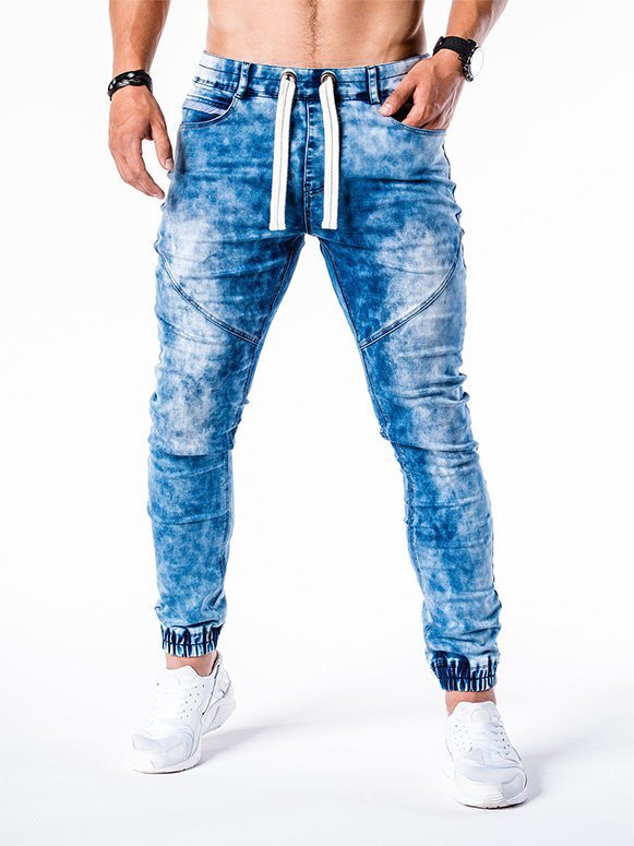 Meeste teksapüksid Ombre P174, sinine hind ja info | Meeste teksad | kaup24.ee
