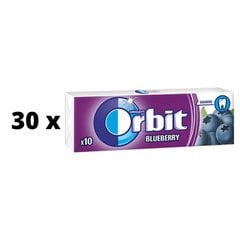 Närimiskumm ORBIT Mustikas, 14 g x 30 tk. hind ja info | Maiustused | kaup24.ee