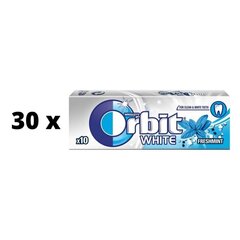 Жевательная резинка ORBIT White Freshmint, 14 г x 30 шт. цена и информация | Сладости | kaup24.ee