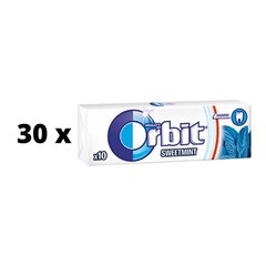 Жевательная резинка ORBIT Sweet Mint, 14 г x 30 шт. цена и информация | Сладости | kaup24.ee