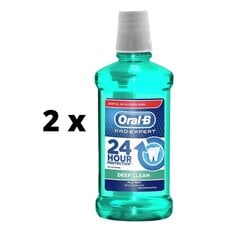 Suuvesi Oral-B Pro-Expert Deep Clean, 500ml x 2 tk. pakett hind ja info | Oral-B Kosmeetika, parfüümid | kaup24.ee