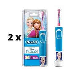 Elektriline hambahari ORAL-B Vitality Kids Frozen x 2 tk. pakett hind ja info | Elektrilised hambaharjad | kaup24.ee