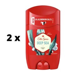 Deodorantpliiats OLD SPICE Deep Sea, 50 ml x 2 tk. pakett hind ja info | Deodorandid | kaup24.ee