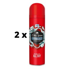 Deodorant OLD SPICE Wolfthorn, 150 ml x 2 tk. pakett hind ja info | Old Spice Kosmeetika, parfüümid | kaup24.ee