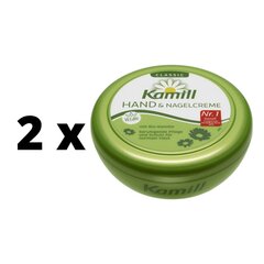 Käte- ja küünekreem KAMILL, normaalsele nahale, 150 ml x 2 tk. pakett цена и информация | Кремы, лосьоны для тела | kaup24.ee