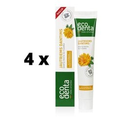 ECODENTA hambapasta tundlikele hammastele, 75ml. x 4 tk. pakett hind ja info | Suuhügieen | kaup24.ee