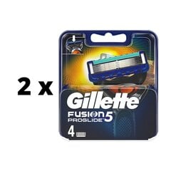 Бритвенные головки Gillette Fusion Proglide Manual, 4 шт. х 2 упаковки упаковка цена и информация | Средства для бритья | kaup24.ee