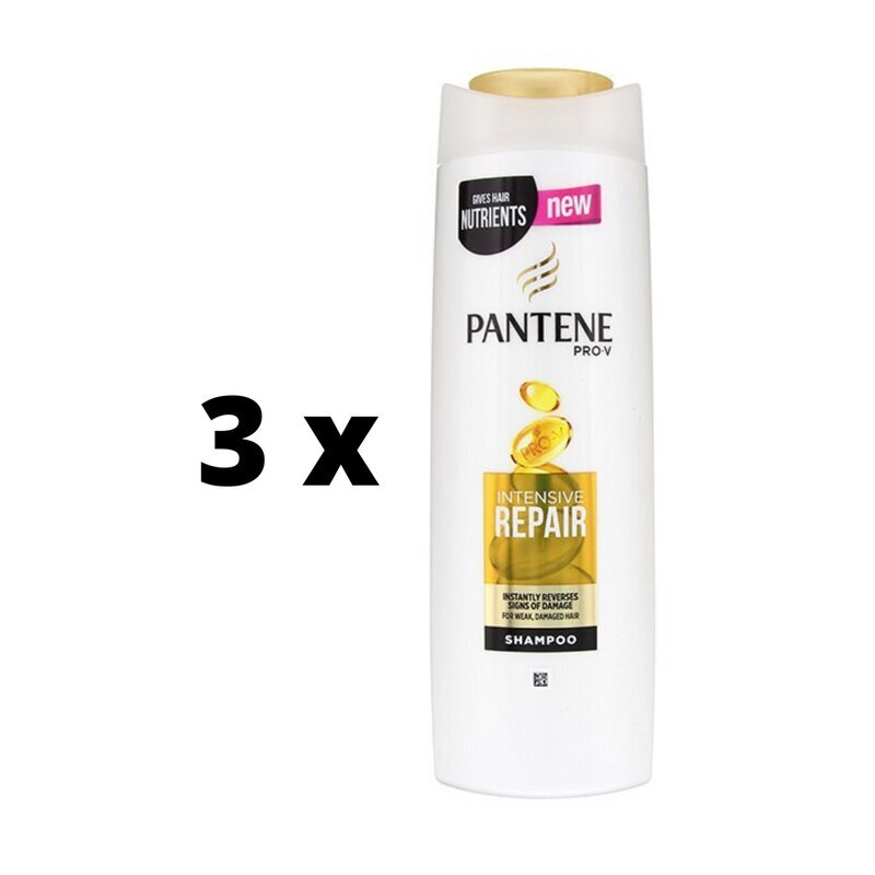 Šampoon PANTENE Repair & Protect, 400 ml x 3 tk. pakett цена и информация | Šampoonid | kaup24.ee