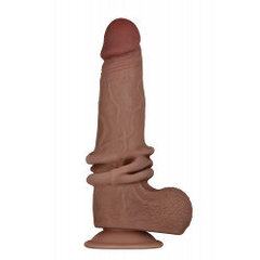 EVOLVED FLEXSKIN POSEABLE DILDO 9 DARK цена и информация | Вибраторы | kaup24.ee