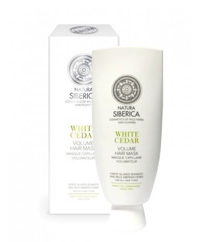 Volüümi andev juuksemask Natura Siberica Blanche White Cedar 200 ml hind ja info | Maskid, õlid, seerumid | kaup24.ee