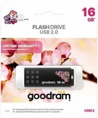 USB-mäluseade Goodram UME2-0160K0R11-SP hind ja info | Mälupulgad | kaup24.ee