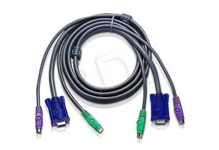 Aten, VGA/PS2, 1.8 м цена и информация | Кабели и провода | kaup24.ee